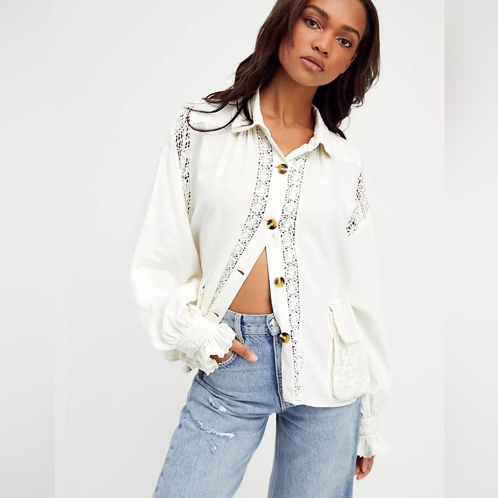 Free People Louisa Shirt Jacket